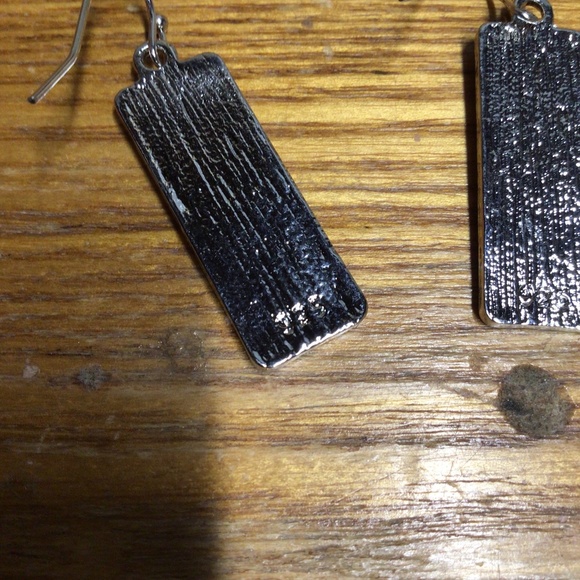 HP💝Silver Turquiose and Copper gemstone earrings - Picture 4 of 5